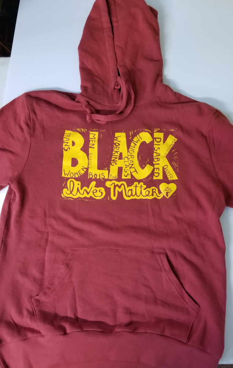 BLM-Maroon-hoodie